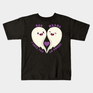 I Love You In Ghost Kids T-Shirt